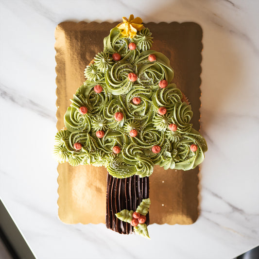 Christmas Tree Cupcake Cake