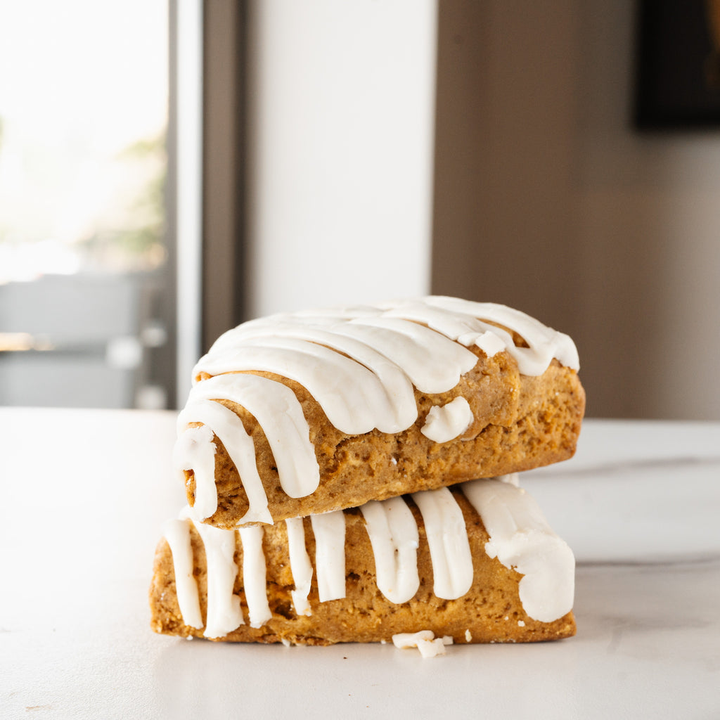Pumpkin Scone with Ginger Glaze (4 Pack)